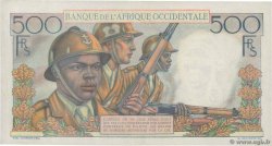 500 Francs FRENCH WEST AFRICA  1953 P.41 VZ