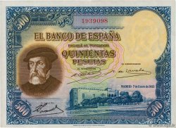 500 Pesetas ESPAÑA  1935 P.089 EBC+