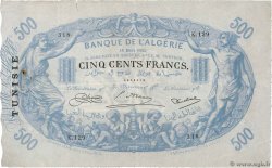 500 Francs TUNESIEN  1924 P.05b fSS