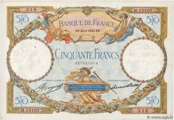 50 Francs LUC OLIVIER MERSON type modifié FRANCE  1933 F.16.04 TB+