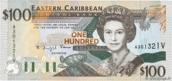 100 Dollars EAST CARIBBEAN STATES  1994 P.35v FDC