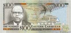 100 Dollars EAST CARIBBEAN STATES  1994 P.35v FDC