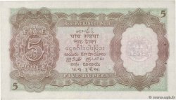 5 Rupees INDIA  1937 P.018a AU