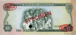 2 Dollars Spécimen JAMAICA  1970 P.55as SC