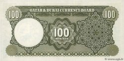 100 Riyals QATAR et DUBAI  1960 P.06a SPL