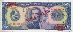 50 Pesos Spécimen URUGUAY  1967 P.046s SPL