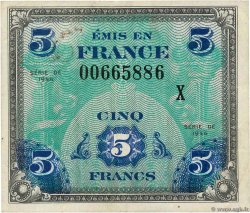 5 Francs DRAPEAU FRANKREICH  1944 VF.17.03