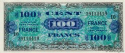 100 Francs FRANCE FRANKREICH  1945 VF.25.10 fST+