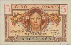 5 Francs TRÉSOR FRANÇAIS FRANKREICH  1947 VF.29.01 VZ+