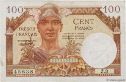 100 Francs TRÉSOR FRANÇAIS FRANCIA  1947 VF.32.03 BB