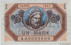 1 Mark SARRE Spécimen FRANCIA  1947 VF.44.00Sp