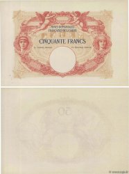 50 Francs MINES DOMANIALES DE LA SARRE Épreuve FRANKREICH  1919 VF.54.00Ed ST