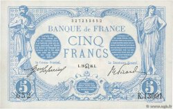 5 Francs BLEU FRANKREICH  1916 F.02.41 ST
