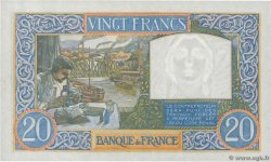 20 Francs TRAVAIL ET SCIENCE FRANCE  1941 F.12.14 pr.NEUF