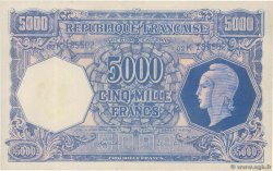 5000 Francs MARIANNE Faux FRANCE  1945 VF.14.01x UNC-