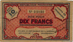 10 Francs ALGERIA  1943 K.394 VF