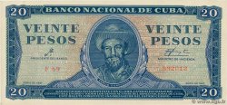 20 Pesos CUBA  1961 P.097x XF+