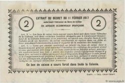 2 Francs SENEGAL  1917 P.03b AU