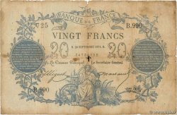 20 Francs type 1871 FRANKREICH  1872 F.A46.03