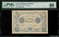 5 Francs NOIR FRANCE  1873 F.01.20 VF