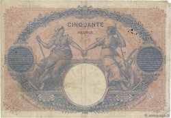 50 Francs BLEU ET ROSE FRANKREICH  1899 F.14.11 fS