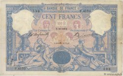100 Francs BLEU ET ROSE FRANKREICH  1904 F.21.18