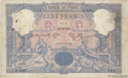 100 Francs BLEU ET ROSE FRANKREICH  1905 F.21.19