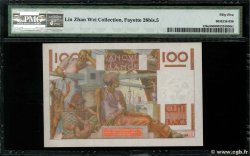100 Francs JEUNE PAYSAN filigrane inversé FRANKREICH  1954 F.28bis.05 VZ+