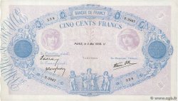 500 Francs BLEU ET ROSE modifié FRANCIA  1938 F.31.10 q.SPL