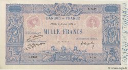 1000 Francs BLEU ET ROSE FRANCIA  1926 F.36.42 SPL