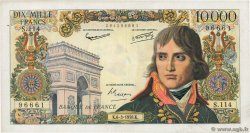 10000 Francs BONAPARTE FRANCIA  1956 F.51.11 MBC