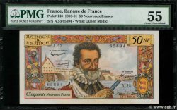 50 Nouveaux Francs HENRI IV FRANKREICH  1960 F.58.05 fVZ