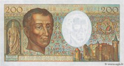 200 Francs MONTESQUIEU Fauté FRANCIA  1981 F.70.01 AU+