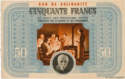 50 Francs BON DE SOLIDARITÉ FRANCE regionalism and various  1941 KL.09C2 XF