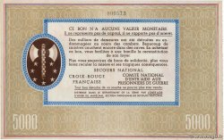 5000 Francs BON DE SOLIDARITÉ FRANCE regionalism and various  1941 KL.13B XF+