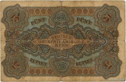 5 Rupien Deutsch Ostafrikanische Bank  1905 P.01 fS