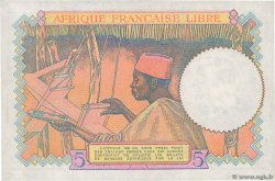 5 Francs AFRIQUE ÉQUATORIALE FRANÇAISE Brazzaville 1941 P.06a q.FDC
