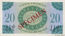 20 Francs Spécimen FRENCH EQUATORIAL AFRICA  1944 P.17as AU