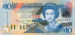 10 Dollars Numéro spécial EAST CARIBBEAN STATES  2003 P.43v