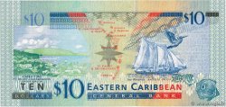 10 Dollars Numéro spécial EAST CARIBBEAN STATES  2003 P.43v FDC