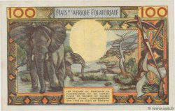 100 Francs EQUATORIAL AFRICAN STATES (FRENCH)  1962 P.03c BB