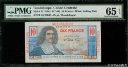 10 Francs Colbert GUADELOUPE  1946 P.32 AU+