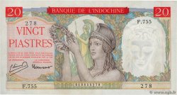 20 Piastres FRENCH INDOCHINA  1949 P.081a AU-