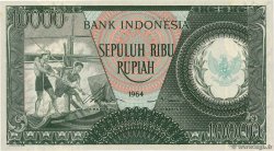 10000 Rupiah INDONESIA  1964 P.101b q.FDC