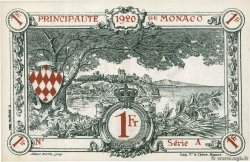 1 Franc Spécimen MONACO  1920 P.05s UNC