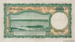 20 Gulden NETHERLANDS  1945 P.076 VF
