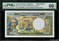 5000 Francs Spécimen POLYNÉSIE, TERRITOIRES D OUTRE MER  2001 P.03fs