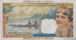 20 NF sur 1000 Francs Union Française REUNION ISLAND  1967 P.55a VF