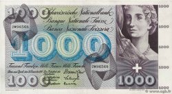 1000 Francs SUISSE  1961 P.52i BB