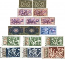 5 à 500 Francs Lot SWITZERLAND  1921 P.Lot VF